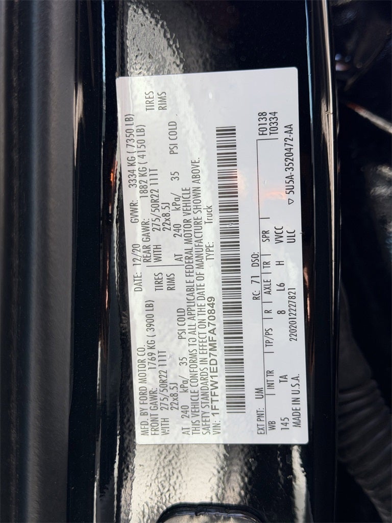 2021 Ford F-150 Limited