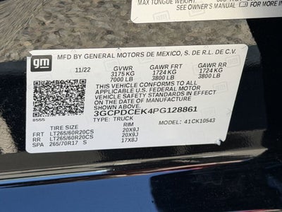 2023 Chevrolet Silverado 1500 Custom Trail Boss