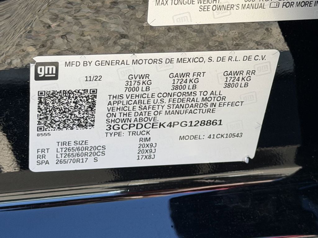 2023 Chevrolet Silverado 1500 Custom Trail Boss