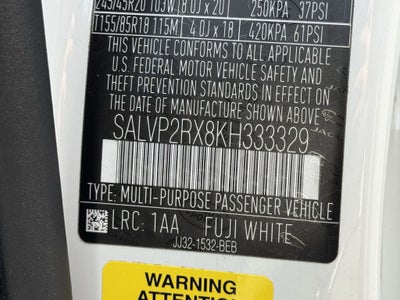 2019 Land Rover Range Rover Evoque SE