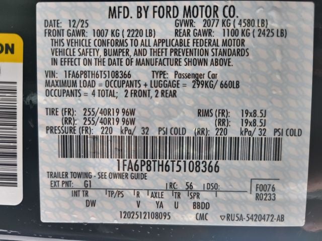 2026 Ford Mustang EcoBoost