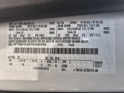 2026 Ford Transit-250 Base