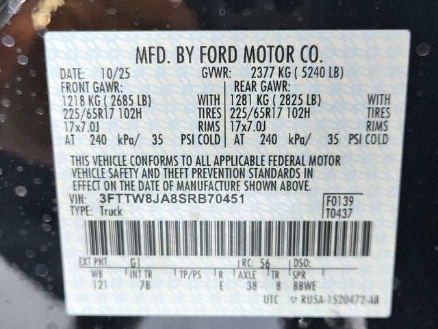 2025 Ford Maverick XLT