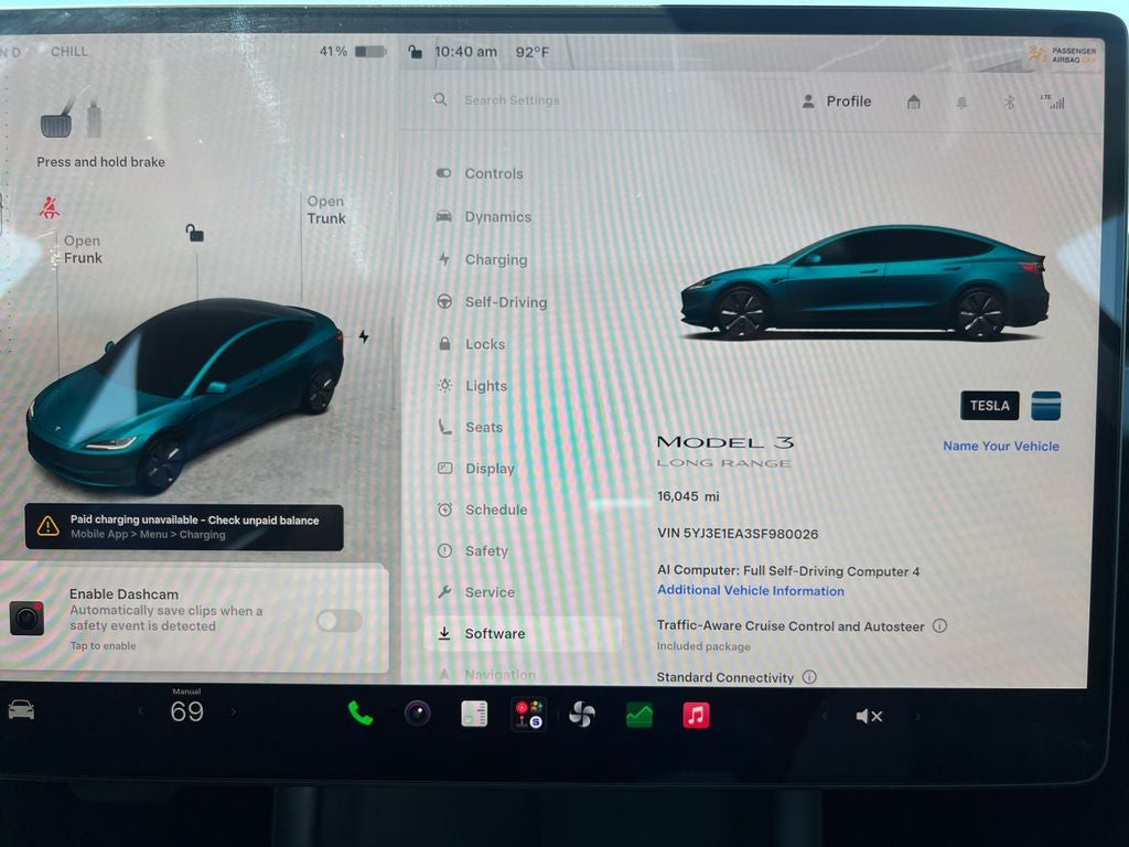 2025 Tesla Model 3 Long Range