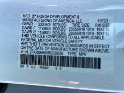 2024 Honda CR-V Hybrid Sport Touring