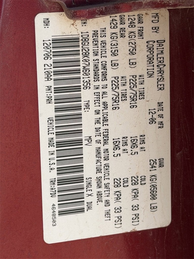 2007 Dodge Nitro SXT