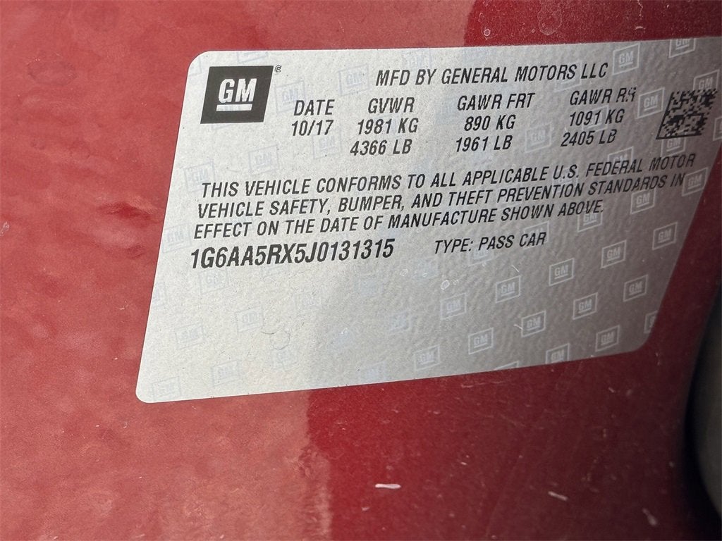 2018 Cadillac ATS RWD