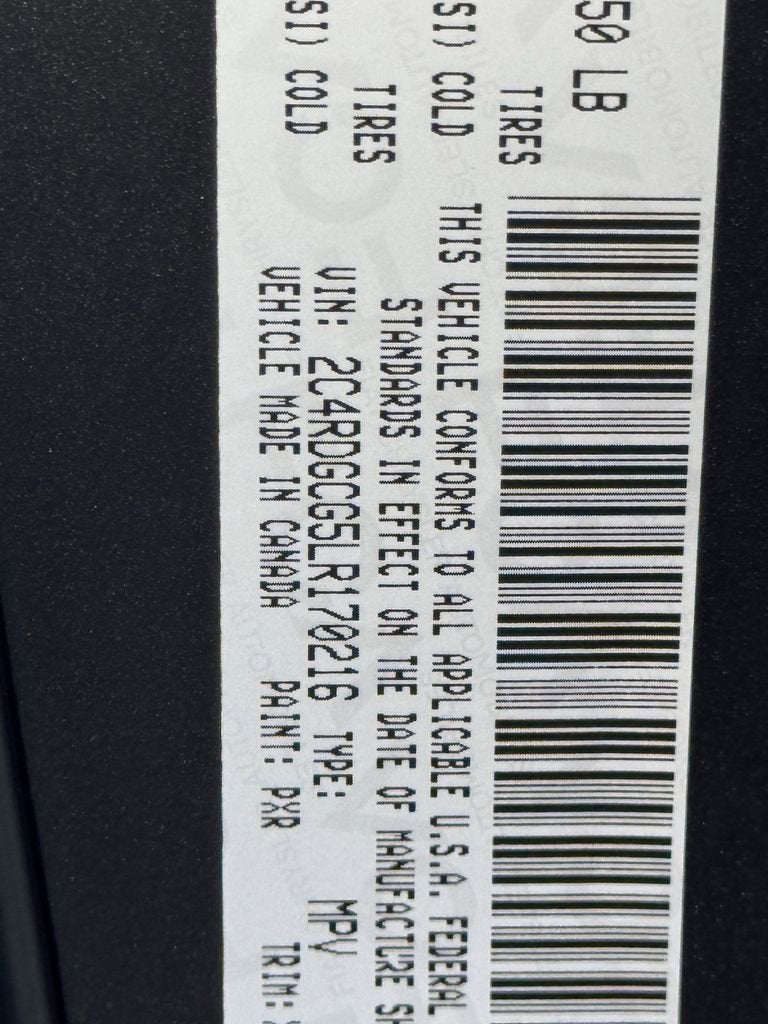 2020 Dodge Grand Caravan SXT