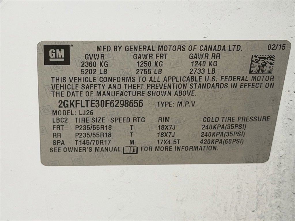 2015 GMC Terrain SLT