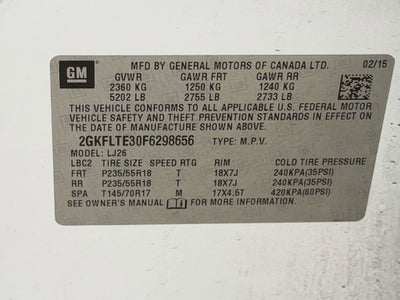 2015 GMC Terrain SLT