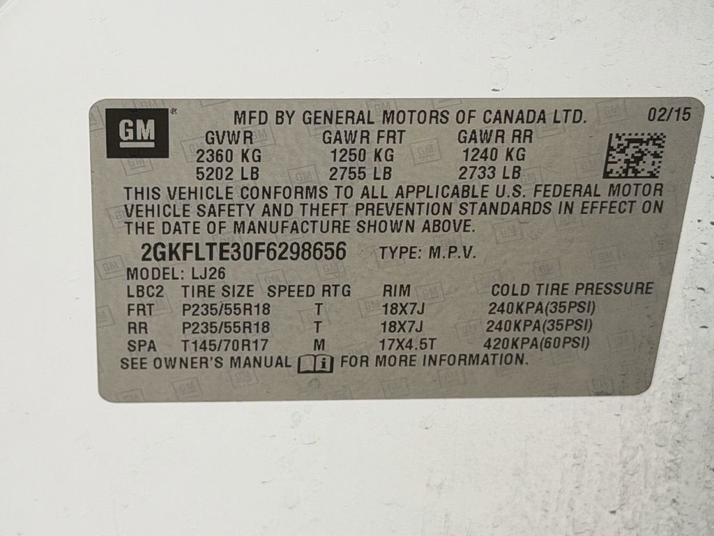 2015 GMC Terrain SLT