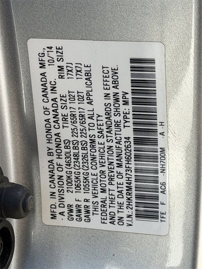 2015 Honda CR-V EX-L