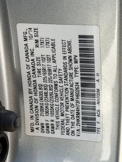 2015 Honda CR-V EX-L