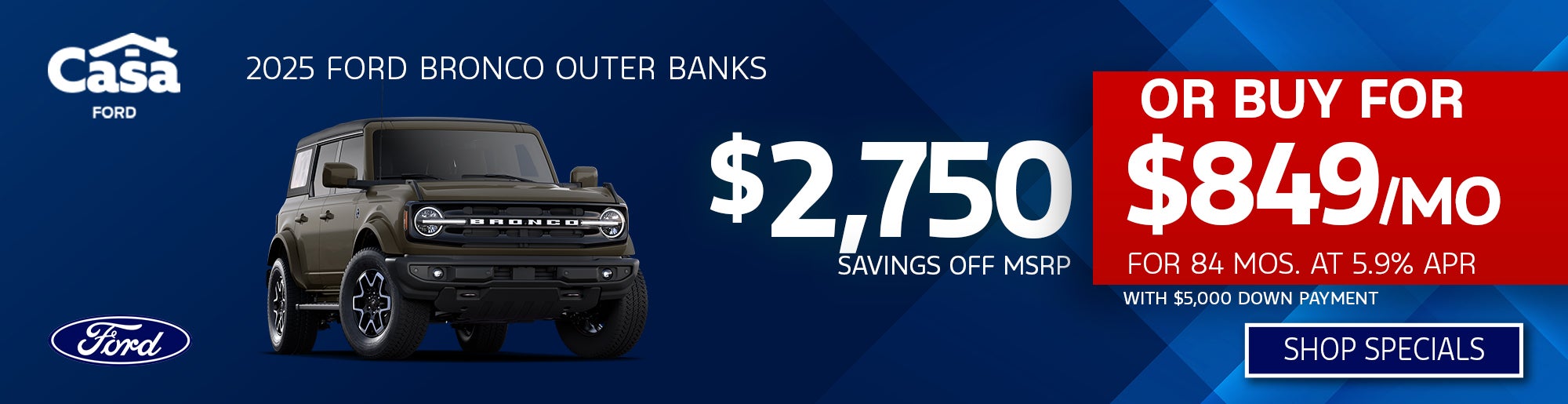 2025 Ford Bronco Outer Banks