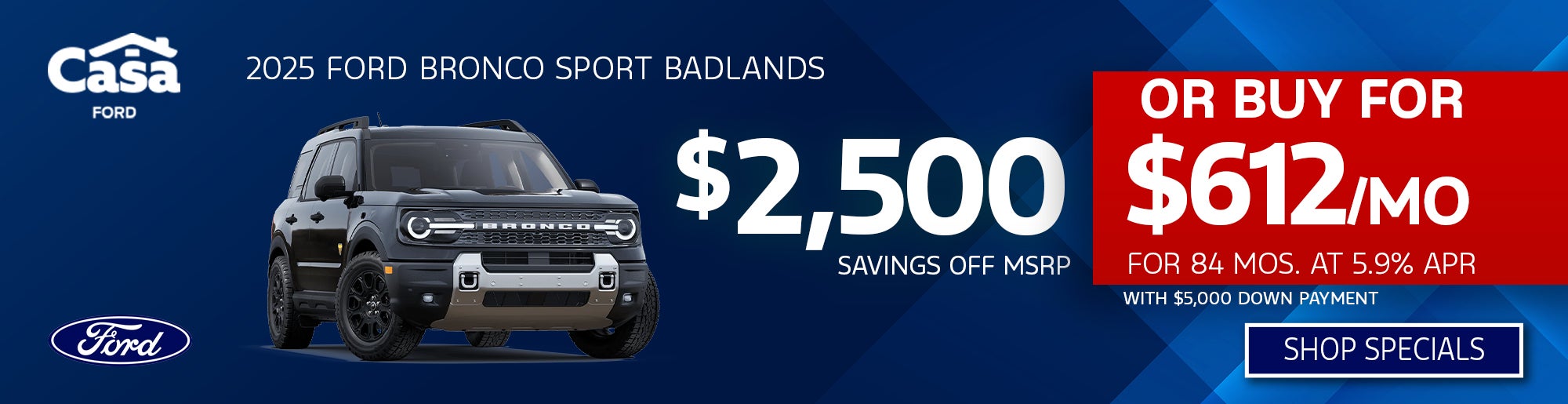 2025 Ford Bronco Sport Badlands