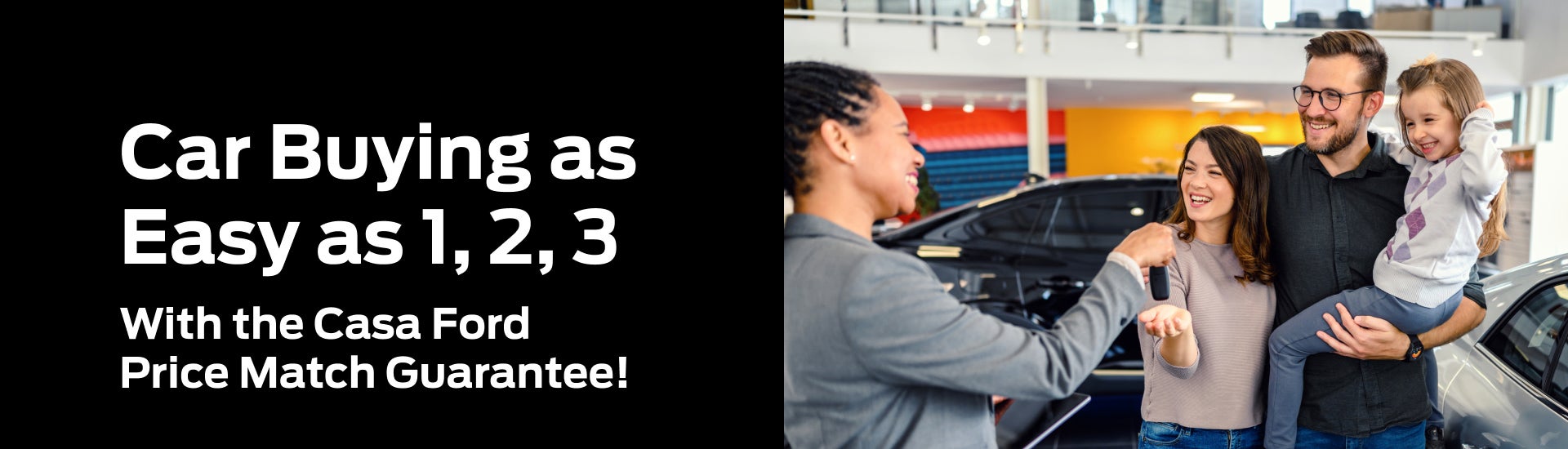 Buying as Easy as 1, 2, 3 With the Casa Ford Low Price Guarantee!