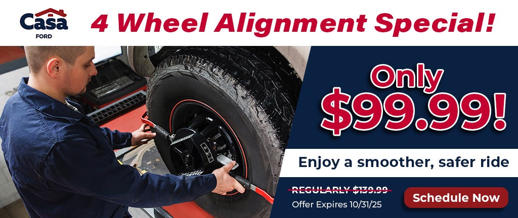 4 Wheel alignment special coupon